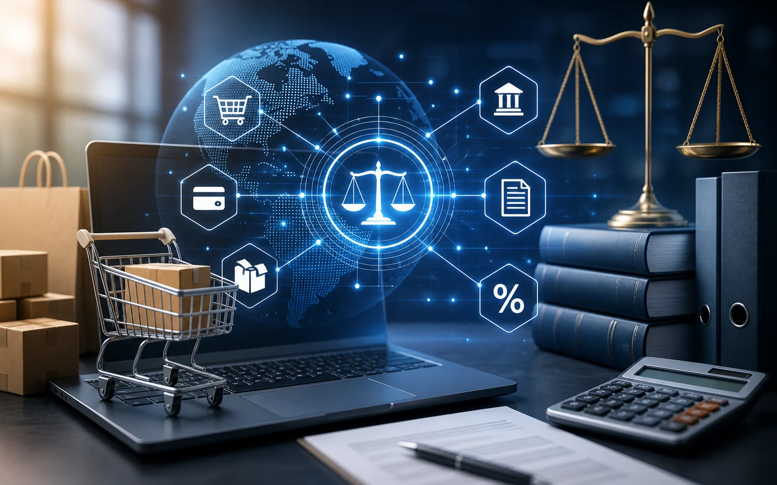 Intersección entre tecnología y regulaciones fiscales en comercio electrónico